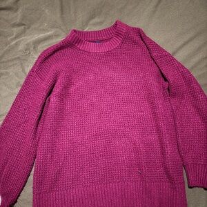American Eagle Outfitters Women's Sweater - Deep Magenta